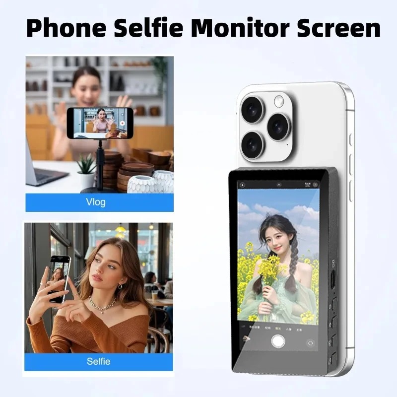 Photography Videography - Monitor Inalámbrico con Cámara Trasera, Pantalla