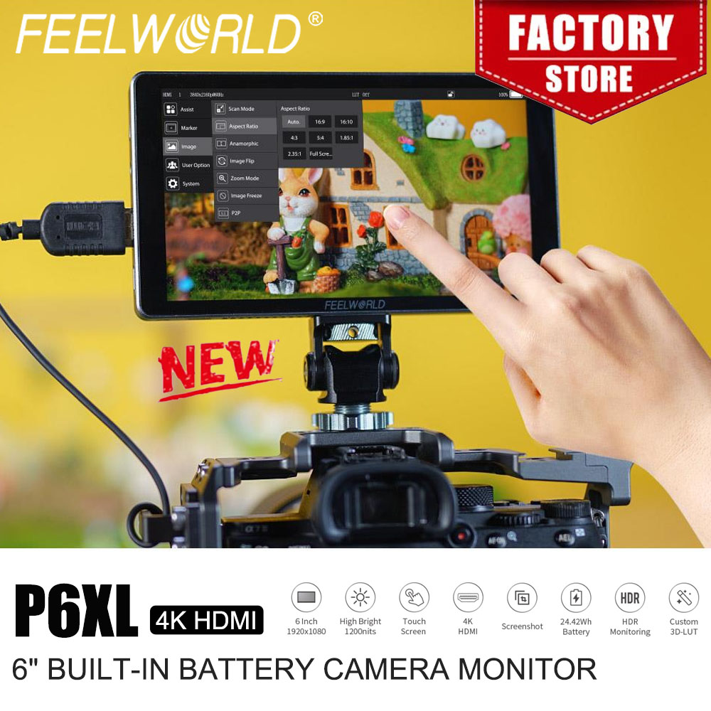 Photography Uk - Monitor de Fotografía FEELWORLD P6XL de