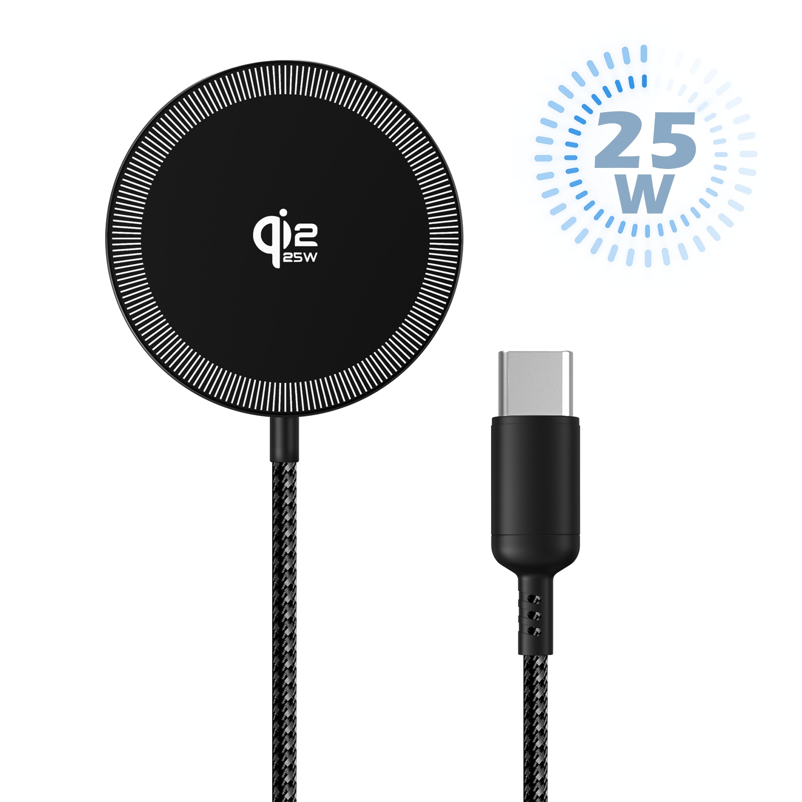 Tethering Cable Usb - Cargador inalámbrico magnético de 25W, carga