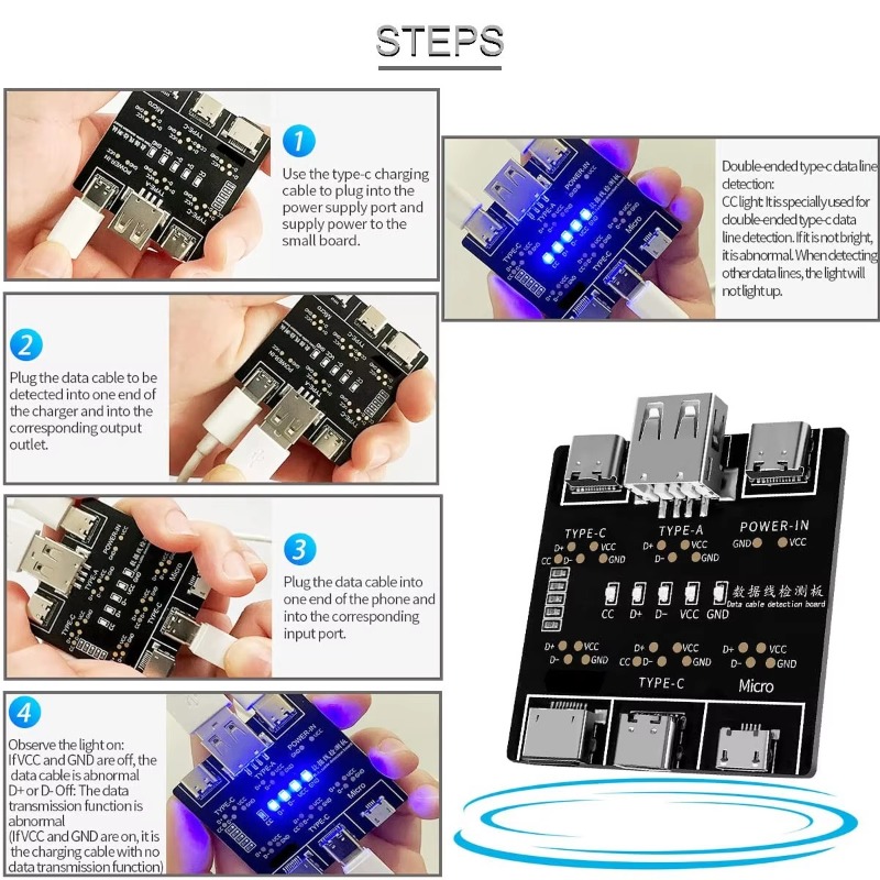 1/2/3 Piezas DT3 USB Tester, P - Tethering Cable Usb reseña y precio