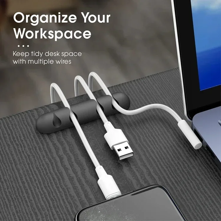 Organizador de cables de silic - Tethering Cable Usb reseña y precio