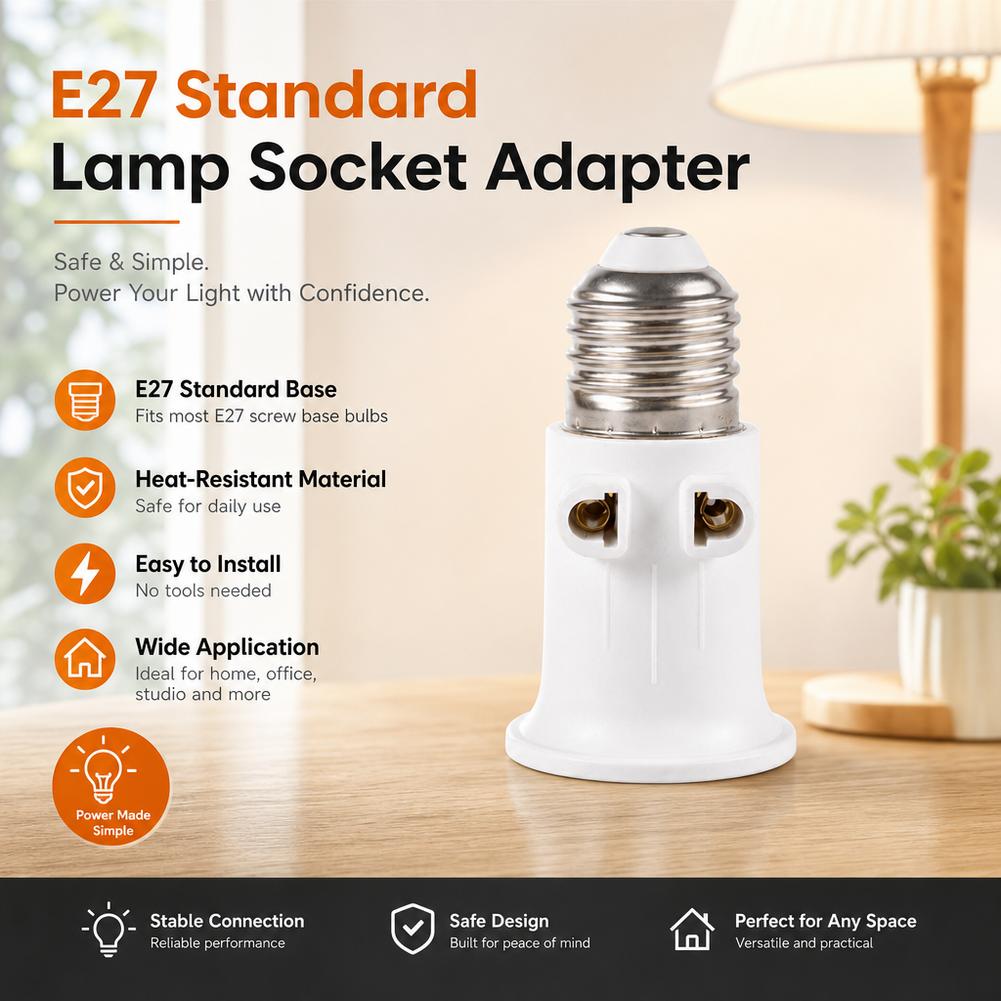 Adaptador de Enchufe E27 a Enc - Photography Treatment reseña y precio