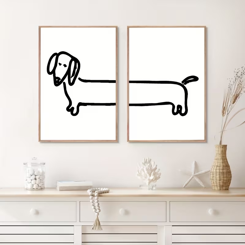 2 piezas de arte moderno para  - Photography Interior reseña y precio