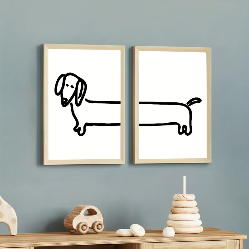 2 piezas de arte moderno para  - Photography Interior reseña y precio