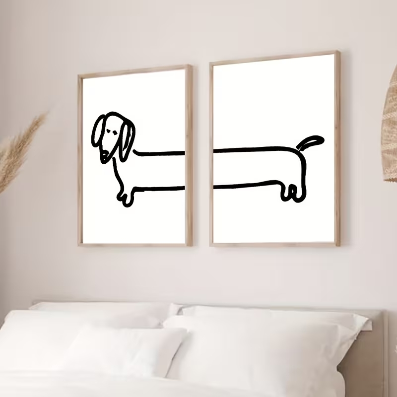 2 piezas de arte moderno para  - Photography Interior reseña y precio