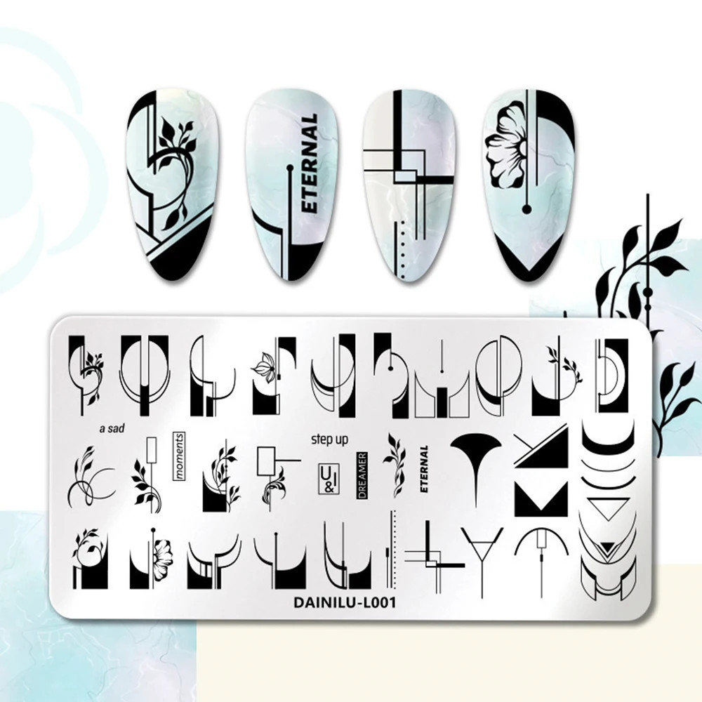 Placa de estampado de uñas con - Photography Geometry reseña y precio