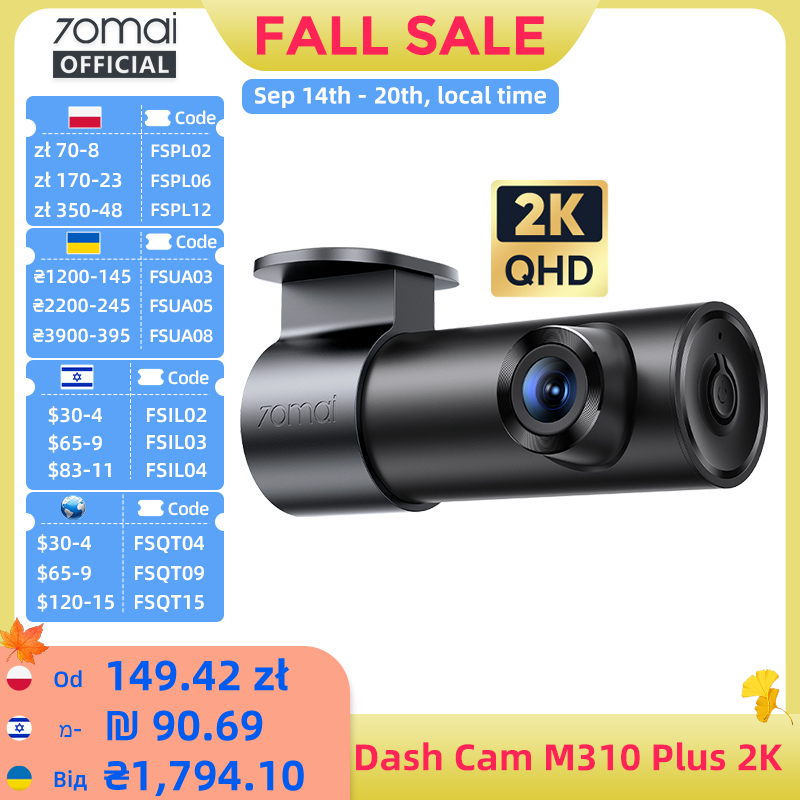 70mai M310 Plus 2K 1440P Dash  - Xiaomi Photography Kit reseña y precio