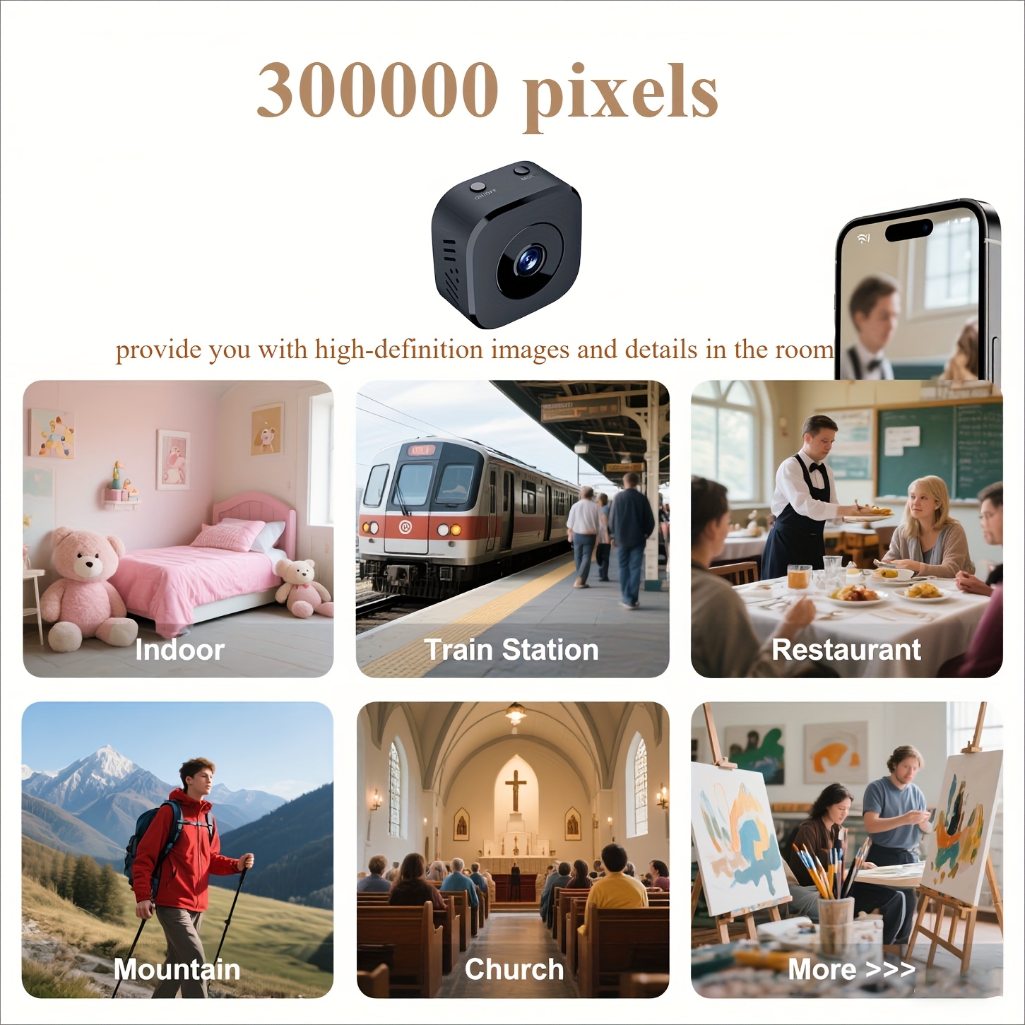Mini cámara WiFi HD de 1080P,  - Photography Videography reseña y precio