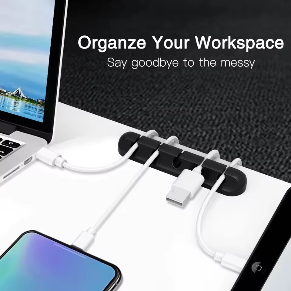 Organizador de cables de silic - Tethering Cable Usb reseña y precio