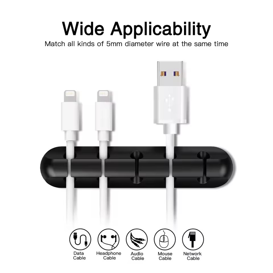 Organizador de cables de silic - Tethering Cable Usb reseña y precio